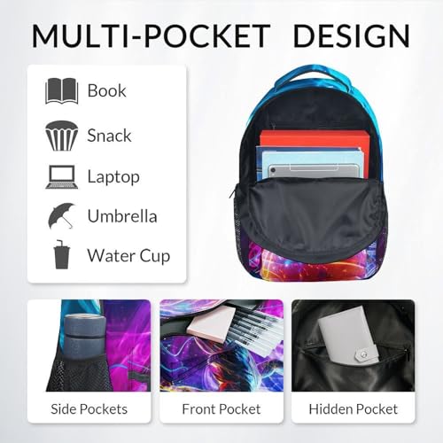 Basketball Backpack for Boys Sports School Bookbag - Kids Lightweight Schoolbag for Youth Preschool Elementary Middle Students (17 Inch) - color: Deep Purple