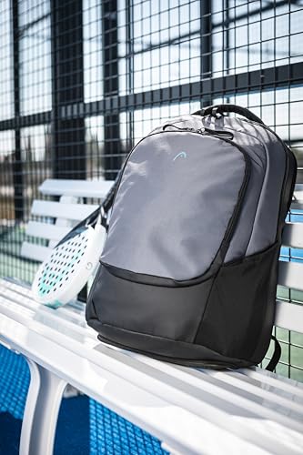 HEAD Pro X Backpack 30L Tennis Bag - Holds 2 Racquets, Shoe Compartment, Wide Opening Access, Adjustable Water Bottle Pocket, Recycled Materials, Urban Travel Sports Bag