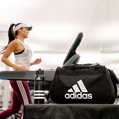 adidas Power Gym Duffel Bag – Athletic & Lightweight for Sports – Diablo - color: Essential Camo Black/Black/White/Diablo