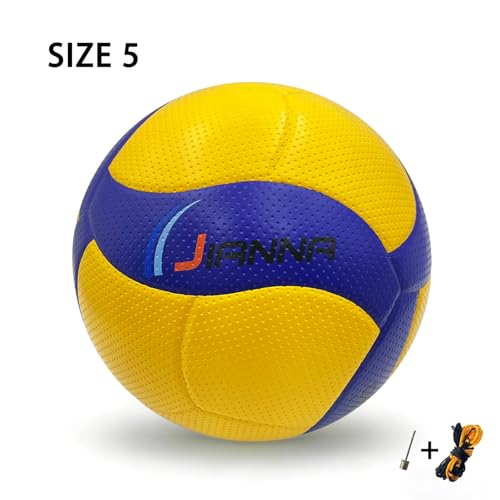 JINNNA Professional Volleyball Wear Resistant, Anti Slip, Super Strong Touch, High Elasticity Inner Tank, Indoor and Outdoor Universal Training Competition Edition