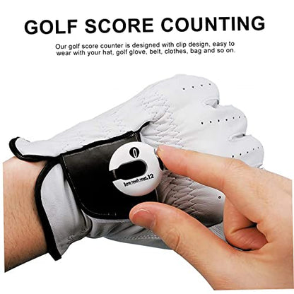 Portable Golf Score Keeper with Clip Lightweight Stroke Counter for Hats Gloves and Bags Durable Design for Easy