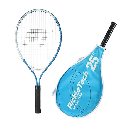 PICKLETECH Kids Tennis Racket for Junior Toddlers Starter Kit 17-25" Tennis Racquet for Girls and Boys with Carry Bag, Lightweight for Beginners