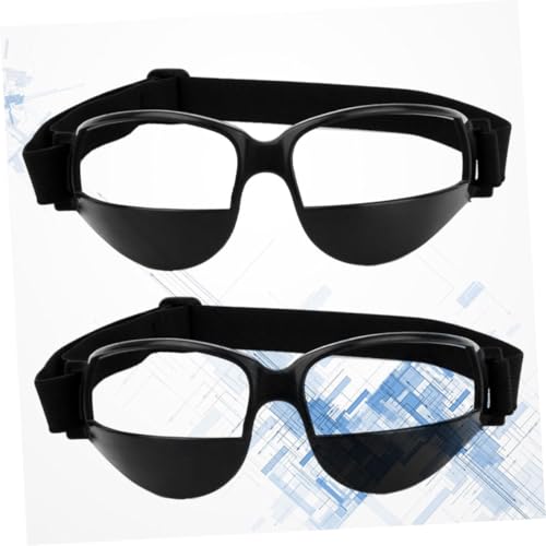 Training Goggles 2 Pack Basketball Glasses Anti-fog Safety Glasses for Dribbling Practice Comfortable Fit for Ages