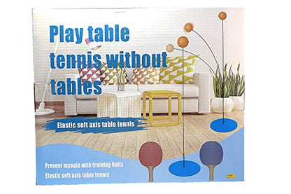 C&H Solutions Table Tennis Trainer with Elastic Soft Shaft, Soft Axis Table Tennis. Leisure Decompression Sports, Ping Pong Ball Practice Set Tools