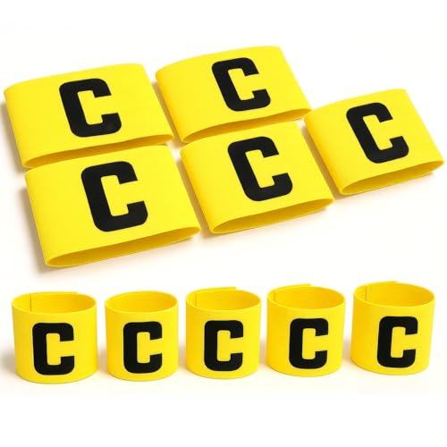 Football Soccer Captain's Armbands Captain Armband Special Custom Size for Kids and Youth - color: ‎Yellow