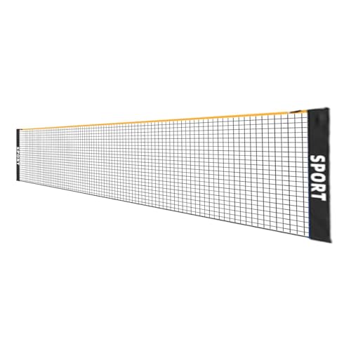 Tennis Net - Foldable Height Adjustable Sports Barrier, Weatherproof Volleyball Practice Net, Portable Backyard Training Equipment, Stable Court Game Divider | for Beach Playground Indoor Use - color: 3.1m