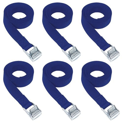 Aoneky 6-Pack Volleyball Net Tension Straps - Side Straps for Net Tension (Blue) - color: Blue