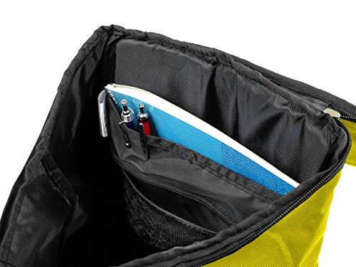 Soccer Backpack with Ball Holder Compartment - for Boys & Girls | Bag Fits All Soccer Equipment & Gym Gear (Black) - color: Yellow