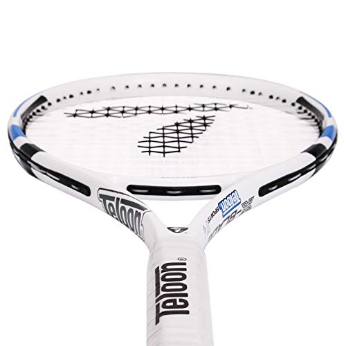 Teloon Recreational Adult Tennis Rackets-27 inch Tennis Racquet for Men and Women College Students Beginner Tennis Racket. - color: V4-White and Blue