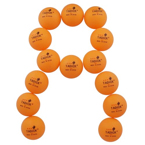 140 Pack Practice Ping Pong Balls, 3-Star Training Table Tennis Balls, Bulk Pong Balls - color: orange