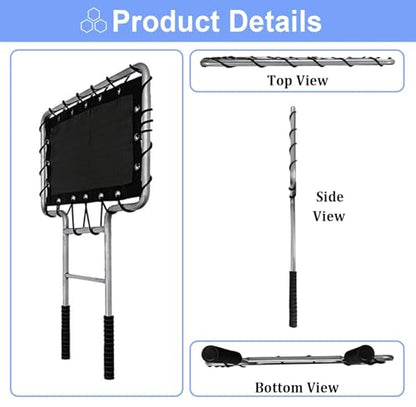 Volleyball Training Block with Realistic Baffle for Spiking Drills, Solo Practice, and Skill Development,Professional Rebounder