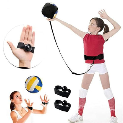 2set Volleyball Practice Belt Training Equipment Compact Spike Trainer for Beginners