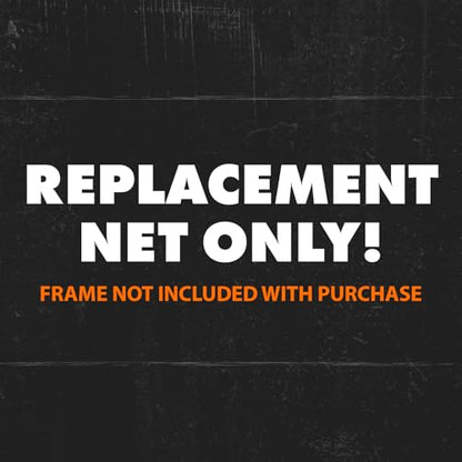 Bownet Big Mouth Replacement Net 7' x 7' - Yellow Durable Practice Net - Fits Original 7x7 or Big Mouth - Perfect for Training, Baseball Field Drills, Practice Sessions, and Sports Training Use