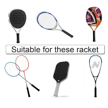 Tennis Squash Badminton Pickleball Racket Overgrips Grip Tape for Anti-Slip and Absorbent Grip