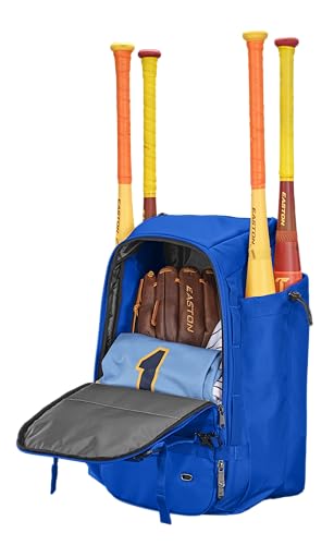 Easton Easton | Walk-off Ethos Backpack Equipment Bag | Baseball & Softball | Multiple Colors - color: Royal