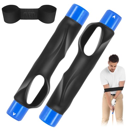 Golf Swing Trainer & Golf Grip Trainer Set, Perfect Training Aid for Improving Swing Technique and Grip Position, Ideal for Beginners and Professionals