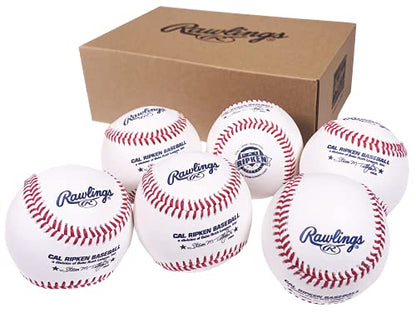 Rawlings | Cal Ripken Baseballs | Competition Grade | RCAL1 | Youth/14U | Multiple Count Options - style: Box of 6