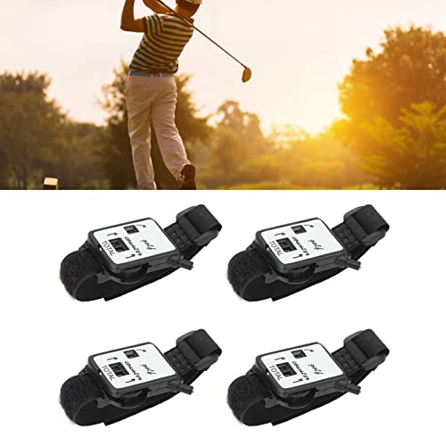 Scour Counter Watch Manual Stroke Keeper Portable Golf Score Tracker Wrist Wearable for Golfers Plastic 4PCS Set