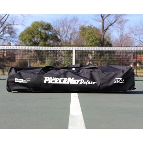 Do It Tennis OnCourt OffCourt PickleNet Deluxe Portable Pickleball Net System on Wheels