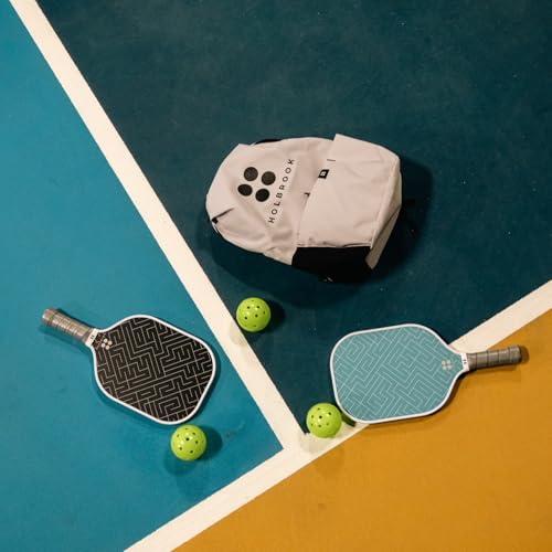 Holbrook's Rove 2: Pickleball Paddles Set of 2 Including 3 Outdoor Pickleball Balls, and Backpack to Carry it All | Fiberglass Paddle Surface for Any Skill Level