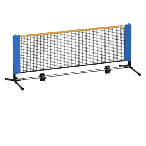 Pickleball Net Portable Accessories Net System with Quick Assembly Polyester Oxford Metal Construction Suitable for Driveway