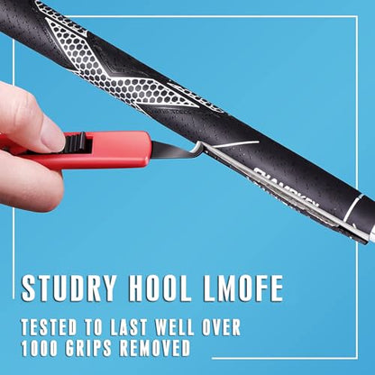 CHAMPKEY Deluxe Grip Repair Kits for Regripping Golf Clubs - Inlcudes Hook Knife, 2" x 10" Professional Tapes, 5 oz Solvent and Rubber Vise Clamp - style: 4 In 1 Kits