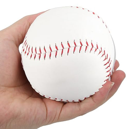 2Pcs 12 Inch Softball Training Ball Hand Sewn Practice Softballs for Girls Youth Adults League Game Sport Accessories