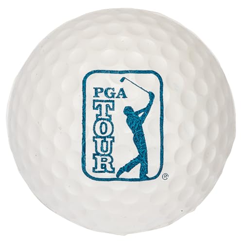Franklin Sports PGA TOUR Indoor + Outdoor Foam Golf Balls - Kids + Adults Foam Golf Balls - Limited Flight - Includes Draw String Carry Bag - 12 Pack - Red, White + Blue