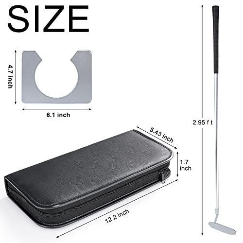 Mini Indoor Putting Green - Game with Putter, mini Indoor Putting Set for Starter, Putting Cup Office Golf Kit