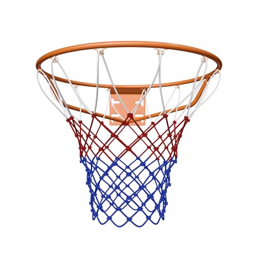 THUNDERBAY Reinforced Heavy Duty Breakaway Wall Mounted Basketball Rim,18 inch Basketball Rim Goal Replacement for Indoor Outdoor Walls - style: 18 Inch Solid Fixed