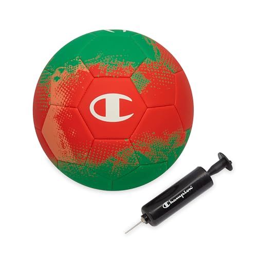 Champion Soccer Ball Youth & Adult – Matte Finish, 32-Panel Design, Enhanced Control, Sizes PVC Cover, Sizes 3,4 and 5 for Indoor & Outdoor Training, Includes 6" Pump - color: Mexico, size: 4