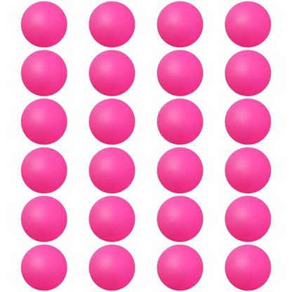 Soulchen 40mm Glow in The Dark Table Tennis Balls Bulk, Carnival Game Night, Neon Birthday Party Favors, Classroom Rewards, Goodie Bag Filler, Pet Playmate - color: Hot Pink, size: Solid