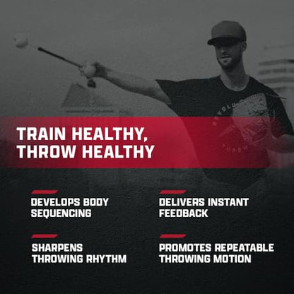 The Rev Pro Pitchers Pack - Rev Pro & The Flatty - Throwing & Pitching Trainer for Softball, Baseball, Waterpolo and Shoulder Warm-ups - size: Rev Shorty, style: Baseball