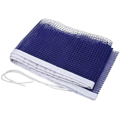 Table Tennis Net, Portable For Ping Pong Net Replacement for Indoor Outdoor Use, For Easy Setup Retractable Net Frame, Net Only No Ball Included, Black or Blue(Black polyester/cotton)