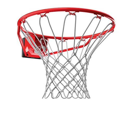 Spalding Regulation Size 18" Steel Basketball Rim with Net Included | Choose from Fixed or Breakaway | Replacement Rim for Indoor or Outdoor Hoop