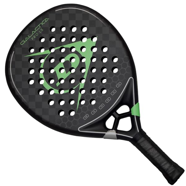 Dunlop Sports Galactica Padel Racket Series - style: Galactica Pro LS - Black/Green V25