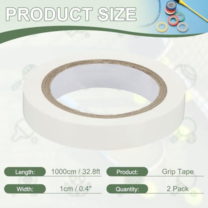 Grip Fishing Tape, PVC Racquet Finishing Tapes Racket Accessories Sticky Seal - Fitting for (Tennis, Badminton)