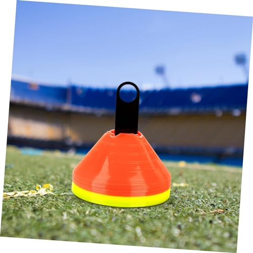 MAGICLULU 8pcs Plastic Racks Storage Practice Saucer Coaching Bottom Pro Equipment for Sturdy Agility Sports Marker Carriers Basketball Disc Handheld Cones Holders Carrying Soccer Training
