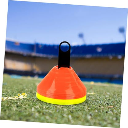 MAGICLULU 8pcs Plastic Racks Storage Practice Saucer Coaching Bottom Pro Equipment for Sturdy Agility Sports Marker Carriers Basketball Disc Handheld Cones Holders Carrying Soccer Training