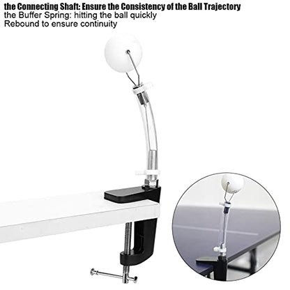 Balls Machine Traine Table Tennis Training Robot Trainer with Improve Hitting Accuracy for Beginners and Advanced Players Design Convenient for Skill Levels