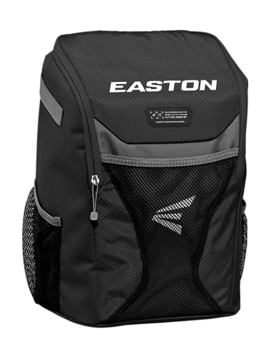Easton | FUTURE LEGEND Backpack Equipment Bag | Baseball/Softball | T-Ball/Rec/Travel | Multiple Styles - color: Black