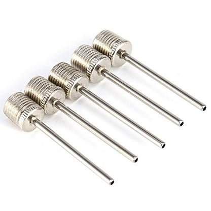 Dilwe Pump Needle Inflator Adapter Kit, 7 Pcs Air Needle Ball Inflatable Pump with Flexible Air Hose for Football Basketball Tyre