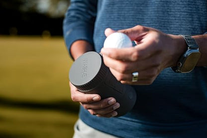 Wash-E: Electric Golf Ball Cleaner – Portable Motorized Washer, USB-C Rechargeable, Clips to Golf Bag – Premium Golf Gift