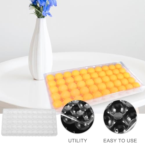 jojofuny Raffle Storage Box for Lottery Balls with Transparent Lid, Durable Number Balls Holder Organizer, 10-Compartment Large Capacity for Party Games, Events & Classroom Activities