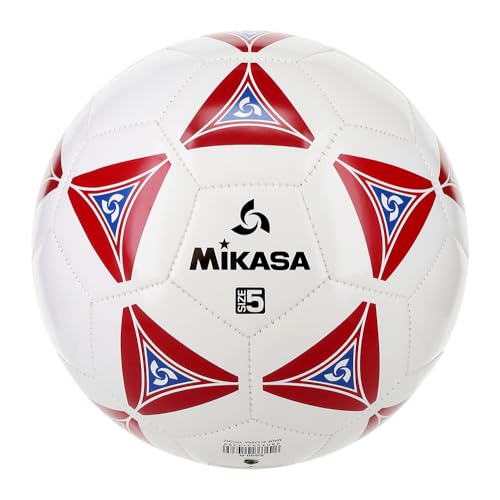 Mikasa Serious Soccer Ball - color: Red/white, size: 5