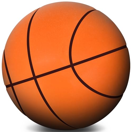 Silent Basketball Size 3/5 (22"/27.5") Ultra-Quiet No-Noise Indoor Training Ball, Soft Bounce Design, Not Vacuum Shipped, Premium Soft Foam Silent Basketball with Individual Gift Packaging - size: Size 5