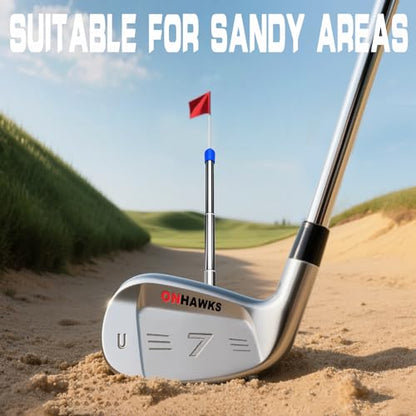 Golf Alignment Rods - Club Alignment Sticks with Telescopic Magnetic Corrector Trainer Aid Tools Help Visualize and Align Your Golf Shots Club,Swing Aim Practice Accessories Golf Gifts