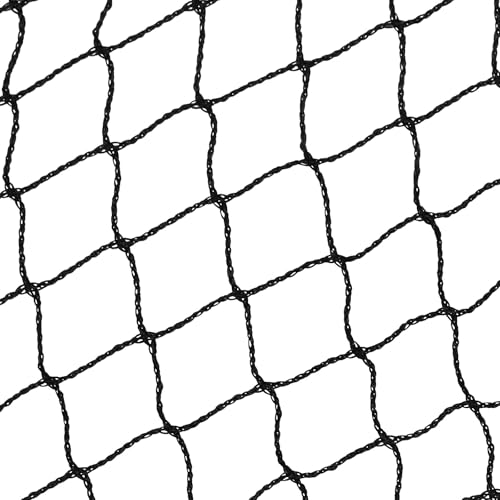 MAGICLULU Portable Badminton Net 6.1m with Single Border Black Mesh, Lightweight Court Equipment for Sports Training, Indoor and Outdoor Badminton, Pickleball Practice and Recreational Play
