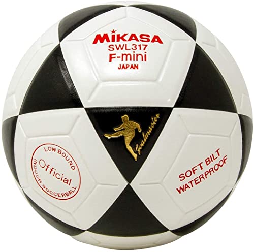 Mikasa SWL317 Series Indoor Mini Soccer Ball Futbolito Size 2 / 55cm, Low Bounce Adult Ball