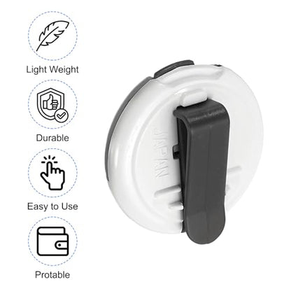 PATIKIL Golf Score Counter Mini Golf Shot Stroke Attachment Counter Clicker Clip - color: White Black